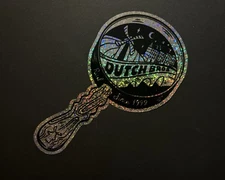 Dutch Bros Exclusive Mystery Box Magnifying Glass Glitter Sticker Portafilter