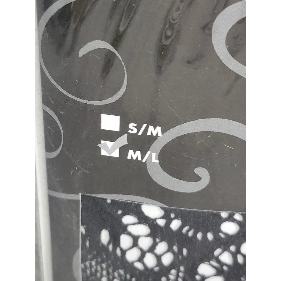 Дух цветочный ажур колготки черный кружевной колготки M/L костюм для Хэллоуина - Изображение 2 из 4