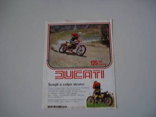 advertising Pubblicità 1977 MOTO DUCATI 125 SIX DAYS