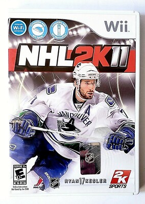 Lot of 5 Nintendo Wii Sports Games NHL 2K11 Wii Fit Topspin 4 AMF
