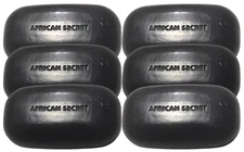 African Secret Black Soap, Shea & Cocoa Butter Moisturizing 4oz each, 6-pack
