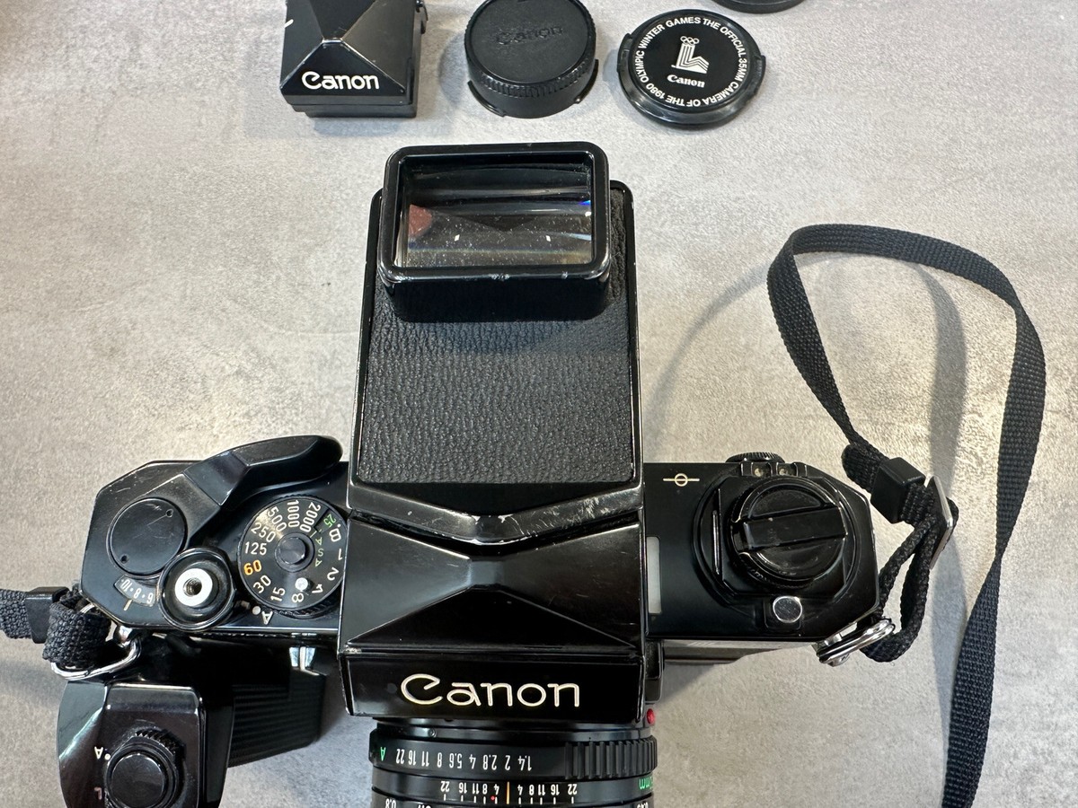 Canon F1 „Lake Placid 1980“ - 50 1.4 FD - Winder - Speed Canon F1 „Lake Placid 1980“ - 50 1.4 FD - Winder - Speed