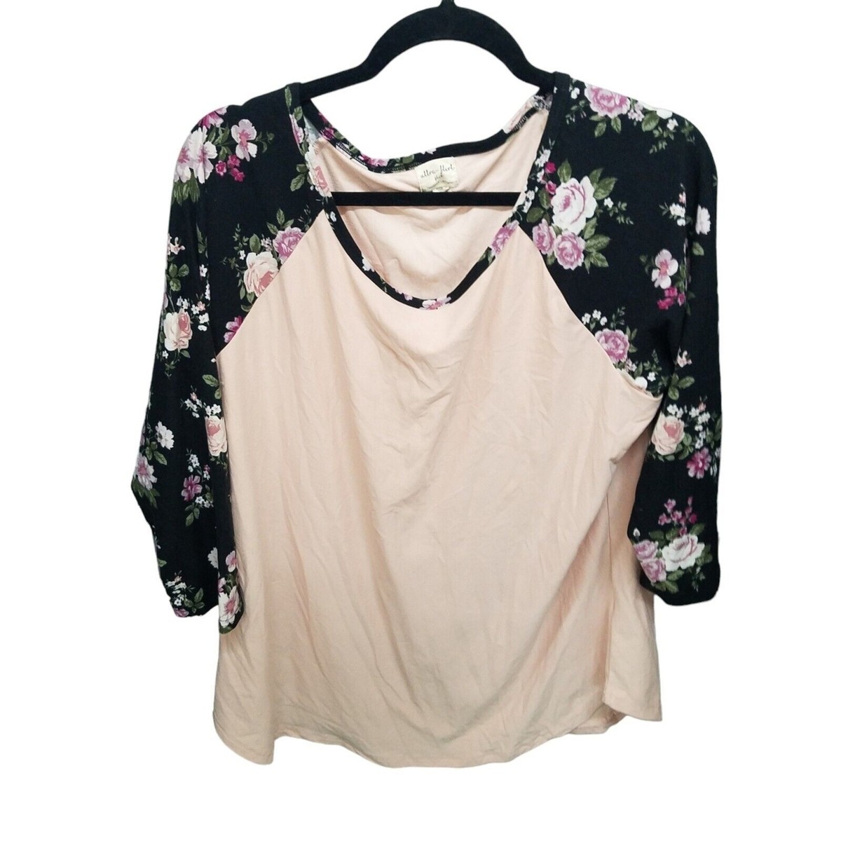 【最終SALE】Multi way gather blouse /jesh Women's Black Floral Bohemian Blouse | LOVESTITCH