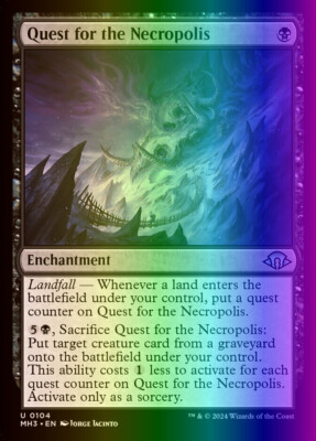 MTG Quest for the Necropolis (104/703) Modern Horizons 3 LP FOIL