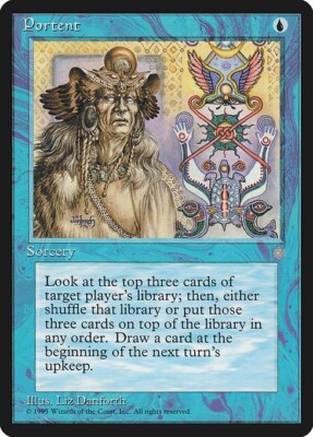 Portent 1x MtG Ice Age ICE SP/NM