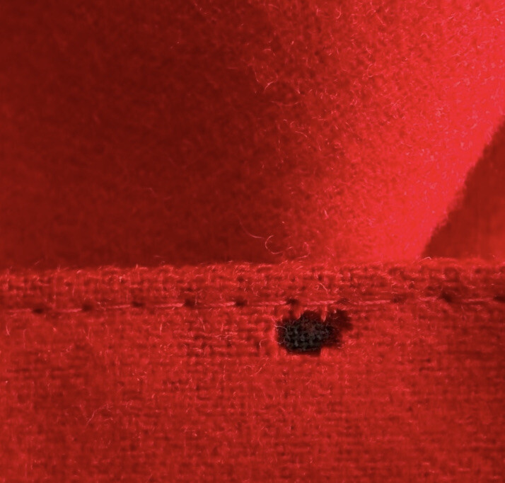 Vintage Size 14 Pendleton 2PC Cherry Red Wool Bla… - image 12