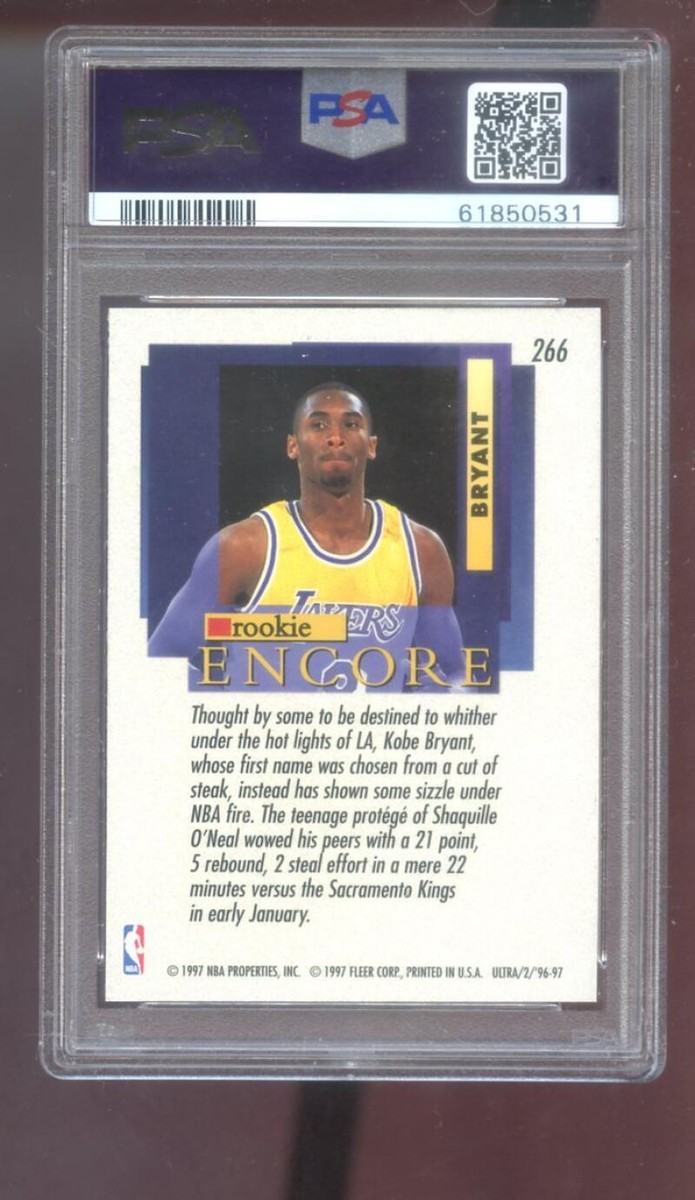 その他 NBA 96-97 Bowman's Best Kobe Bryant RC 1996 BOWMAN'S BEST #R23 KOBE BRYANT PSA 10 HALL OF FAME