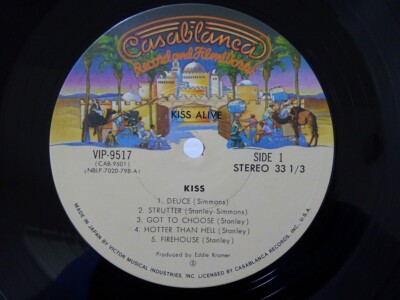 Kiss Alive! VIP-9517~18 Vinyl LP 0 Album OBI + Reissue Rock - 2LP