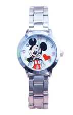 Mickey Mouse Stainless Steel Band Wrist Watch