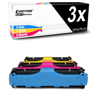 3x Eurotone Patrone ersetzt HP Cfw11A Cfw12A Cfw13A 410A Cfw11A-13A