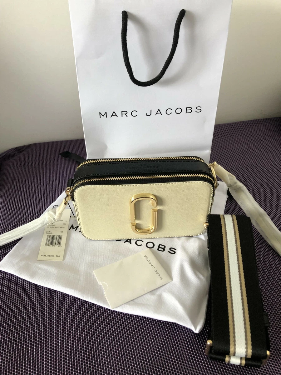 Marc Jacobs Small Snapshot Camera Bag Purse - New Black Multi