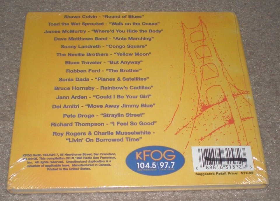 KFOG Live From The Archives Volume II 2 CD 104.5 FM SEALED - Image 2 of 2