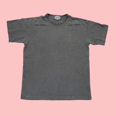 Cav Empt Gray Crew Tshirt Gorpy Skater Grunge 100% Cotton, Made in Japan, Size M