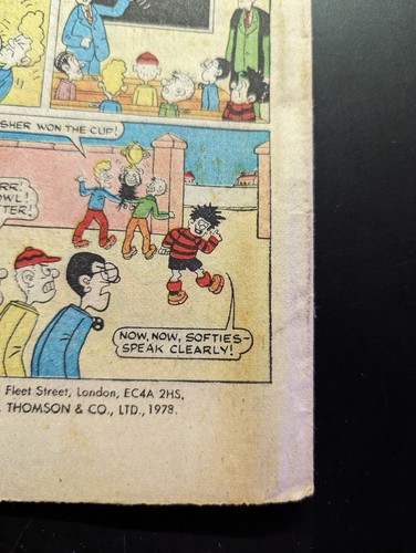 Beano Comic No 1853 January 21st 1978, Dennis the Menace, FREE UK POSTAGE - Foto 4 di 4
