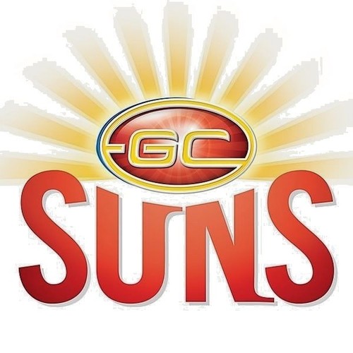 AFL Official Giant Bean Bag GOLD COAST SUNS Heavy Duty Polyester.1.4 x 1.8 - Picture 3 of 3