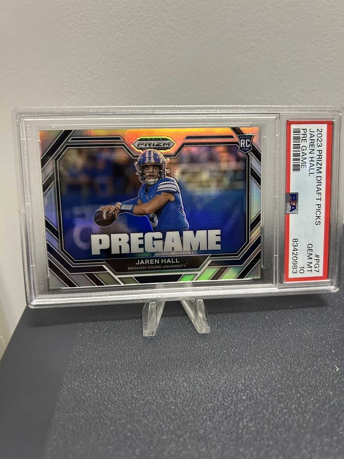 Jaren Hall Panini Prizm Draft Picks Pre Game #PG7 Base