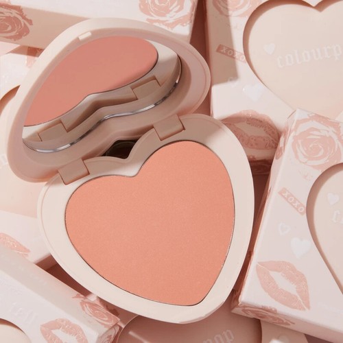 COLOURPOP Valentines Pressed Powder Blush in Kiss N’ Tell, New in Box - Picture 3 of 7