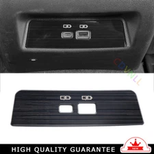 Rear USB Socket Switch Cover Trim 1PCS For Nissan Altima 2019-22 Black Titanium