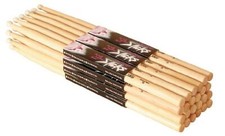 On-Stage Maple 5B Wood Tip Drumsticks, 12 Pairs