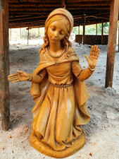 Vintage Fontanini Nativity Figurine - Mary #2 - 4  Scale - Replacement Figurine