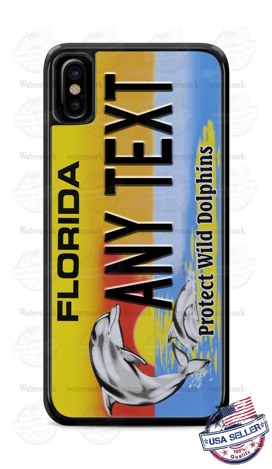 Florida Dolphins State License Plate Phone Case For iPhone 12 Samsung Google 3