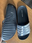 New Marc Fisher womens flip floos size 7 Color silver — photo 2