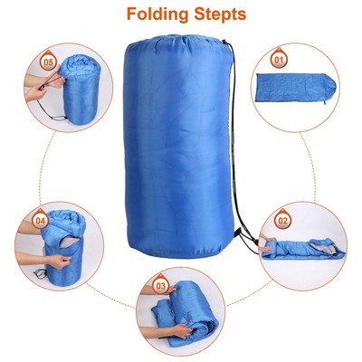 Sleeping Bags for Adults Backpacking Lightweight Waterproof Cold Weather  Thermal