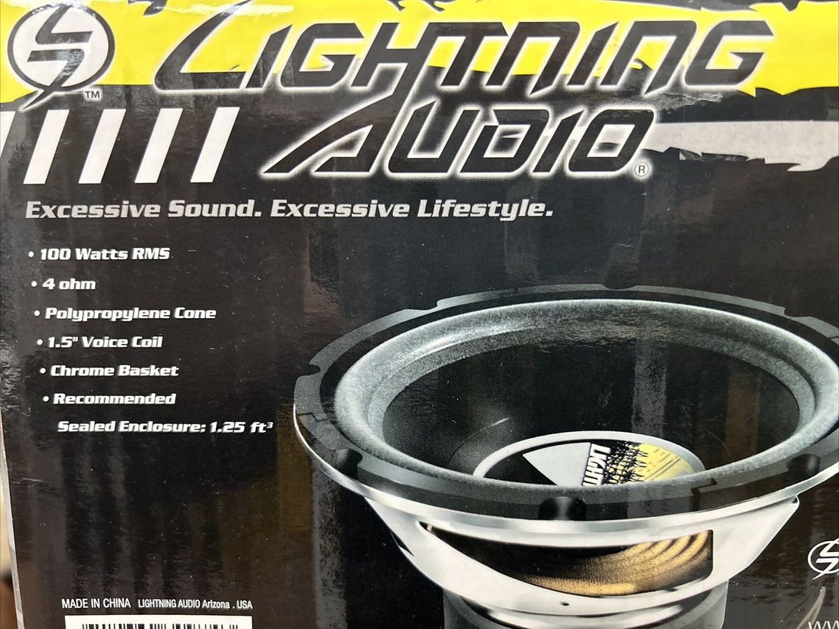 Lightning Audio P2124 12 INCH Car Woofer 500 Watts EACH