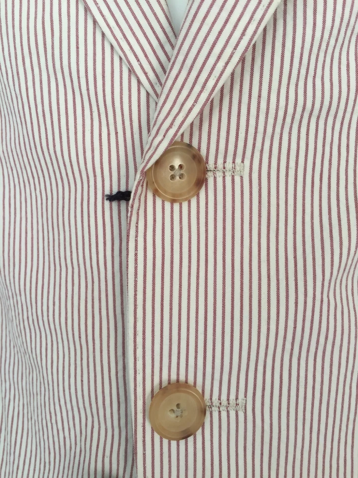 Paul Smith Rayado Botonadura Sencilla Chaqueta Blazer TALLA S Nuevo con Etiqueta - Imagen 4 de 4