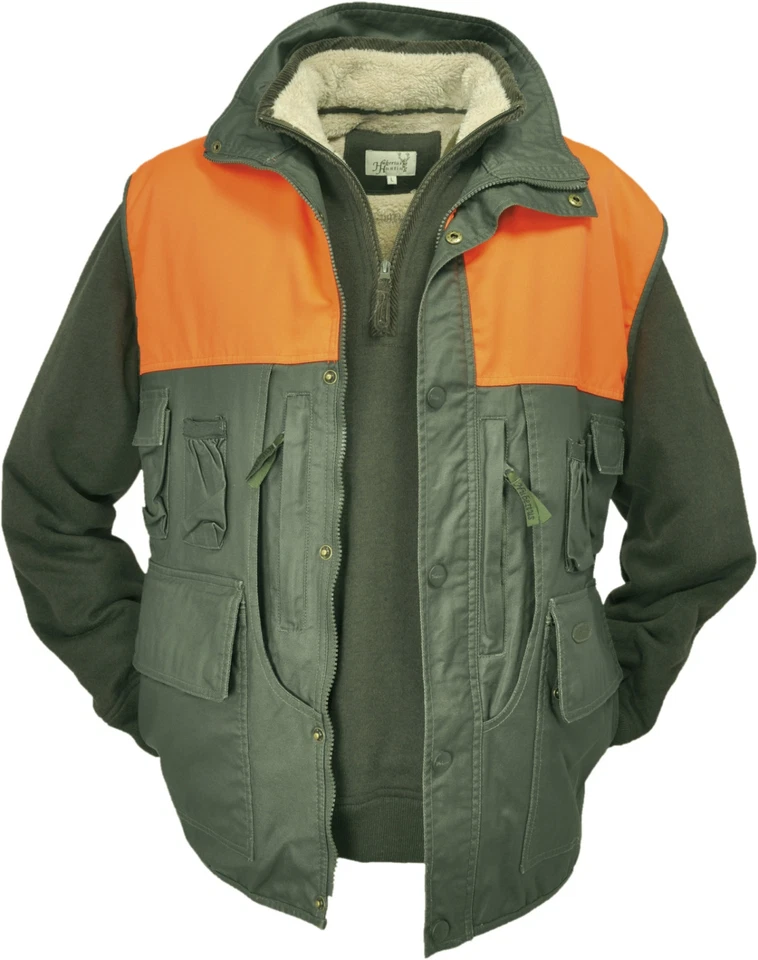 Multi-Funktionsweste Jagdweste Schieß + Signalweste Wachs finished            XL - Bild 4 von 4