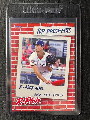 2023 Reading Fightin Phils Mick Abel Top Prospects (Phillies) 500 MADE!!!