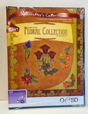 OESD Crafter's Collection #867 Floral Collection by Bayberry's Embroidery 
