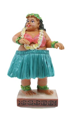 Hawaiian Hula Sweet Wahine Mini Dashboard Doll - 4'' Car Doll, Hawaii Souvenir