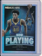 JAMES WISEMAN 2020-212 PANINI NBA HOOPS NOW PLAYING HOLO FOIL RC #SS-2 WARRIORS