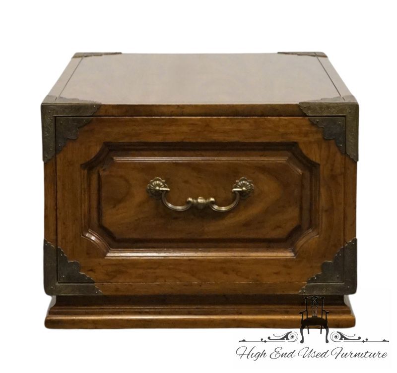 DREXEL HERITAGE Solid Pecan Campaign Style 36x21