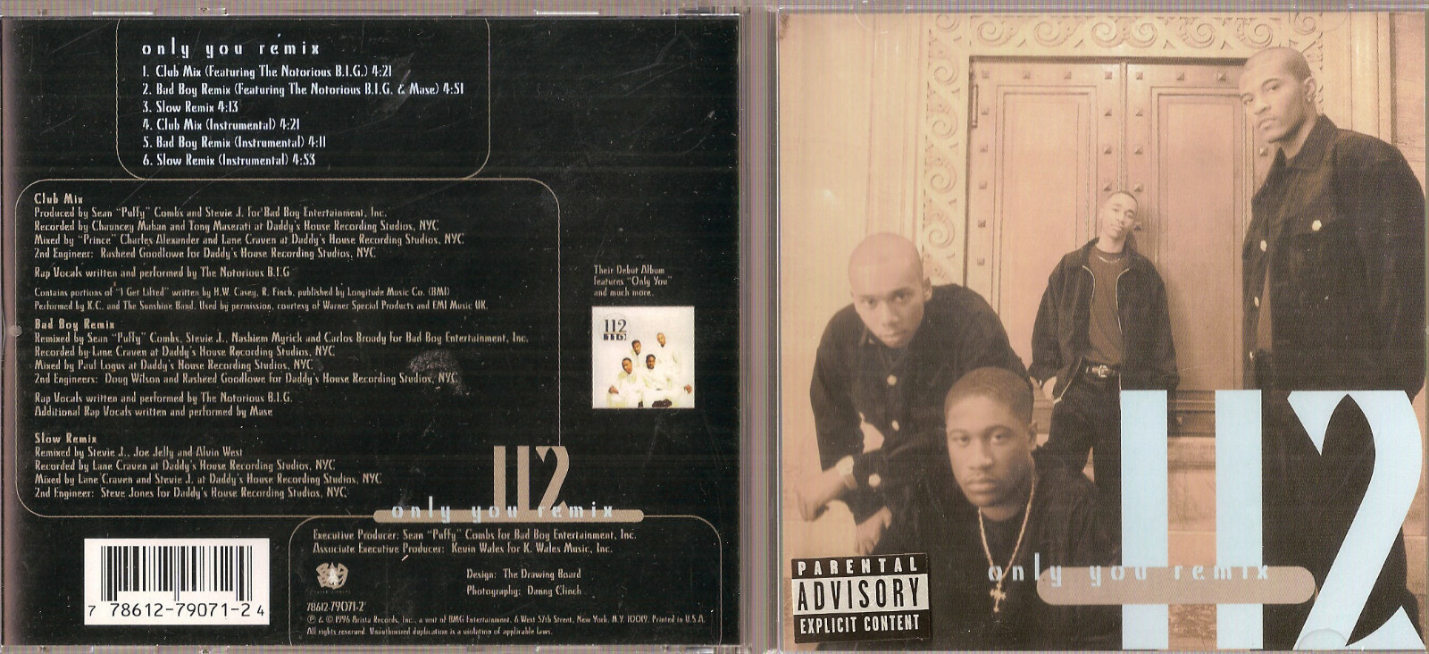 Cd 112 Only You Remix 6 Songs On Arista 1996 Promo Remix Ep For Sale Online Ebay ebay
