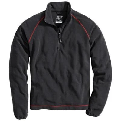 KORSAR Fleeceshirt Crossover Sweatshirt Pullover Sweater rundhals Sweat-Shirt