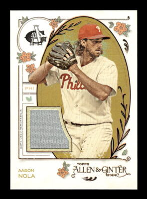 2024 Topps Allen & Ginter #AGR-AN Aaron Nola A&G Relics Full Size A