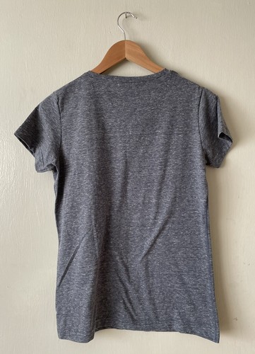 Save The Post Office Women's V-Neck Heather Grey T-Shirt Tee Size M - Picture 4 of 4