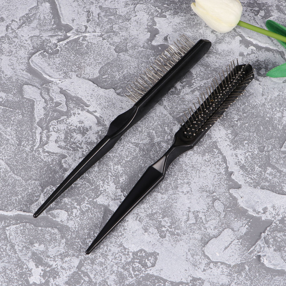2pcs Wig Brush Professional Pointed Tail Airbag Brush Hair Extension Brush for