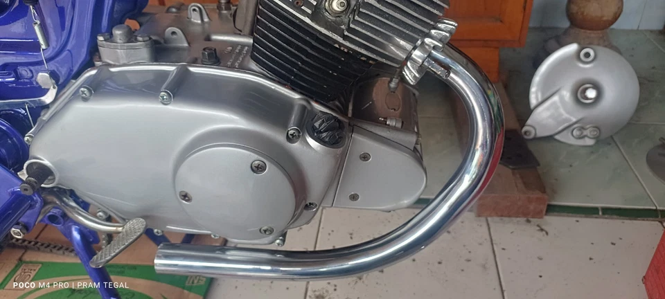 1 X Junta de tubo de escape izquierda o derecha PC honda cb92 c92 c95 cb95 Foto 2 de 4