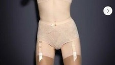 Brand New Agent Provocateur Beige Mercy Lace Big Brief Flesh Size 2
