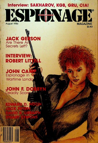 Espionage Magazine August 1986 Robert Littell Edward D Hoch John Camp