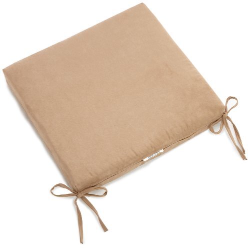 Blazing Needles L.P. Indoor Microsuede Chair Cushion 20" x 19" Java 4 Count