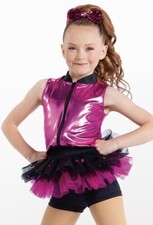 EUC Weissman Jazz Hip Hop Costume Child Large Lipstick Pink 14738 "Love Again"