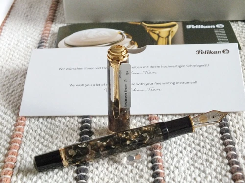 Pelikan Souveran M1000 S.E Renaissance Brown 18K Fountain Pen DHL express