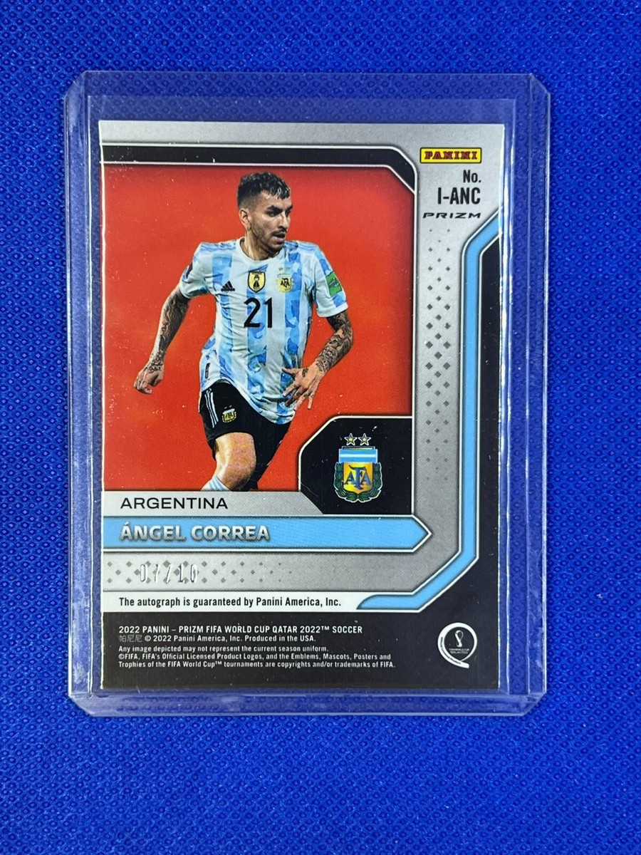 2022 PANINI PRIZM WORLD CUP BREAKAWAY ANGEL CORREA GOLD AUTO