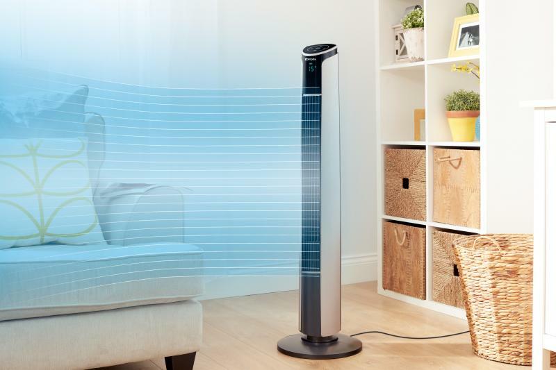 Dimplex Ion Fresh Cooling Tower Fan Copper Ioniser Oscillating 3 speed NO  REMOTE | eBay