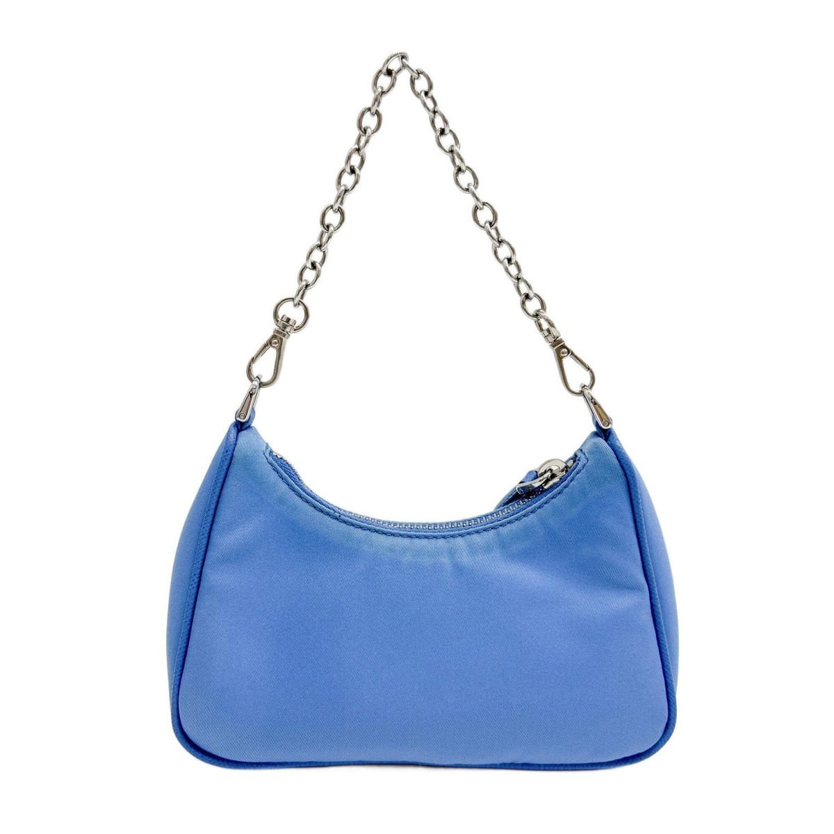 PRADA Mini Re-Edition 2005 Re-Nylon Blue Nylon Hand Bag | eBay