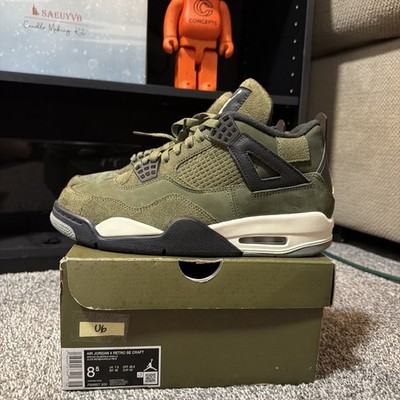 Size 8.5 - Jordan 4 SE Retro Low Craft - Olive/SUPER DEAL